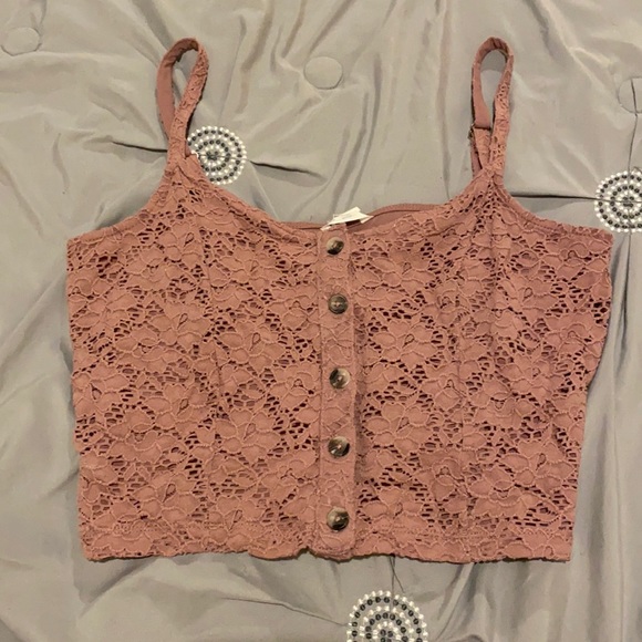 Aeropostale Tops - Aeropostale light pink floral top